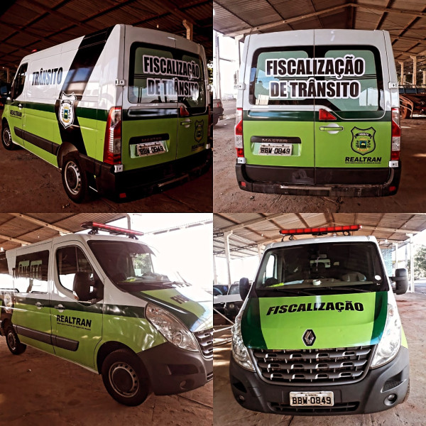 Envelopamento Frota Muncipal Trânsito - Realeza/PR