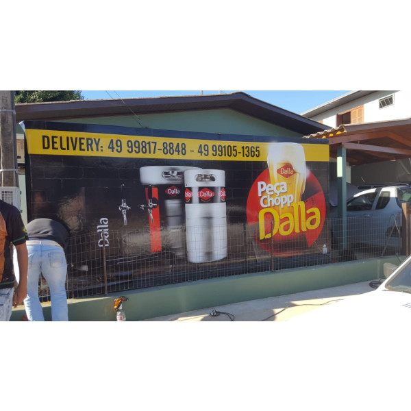 Adesivo Impressão Digital Aplicado Container